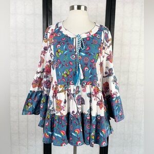 Charlie Paige Multicolor Boho Top